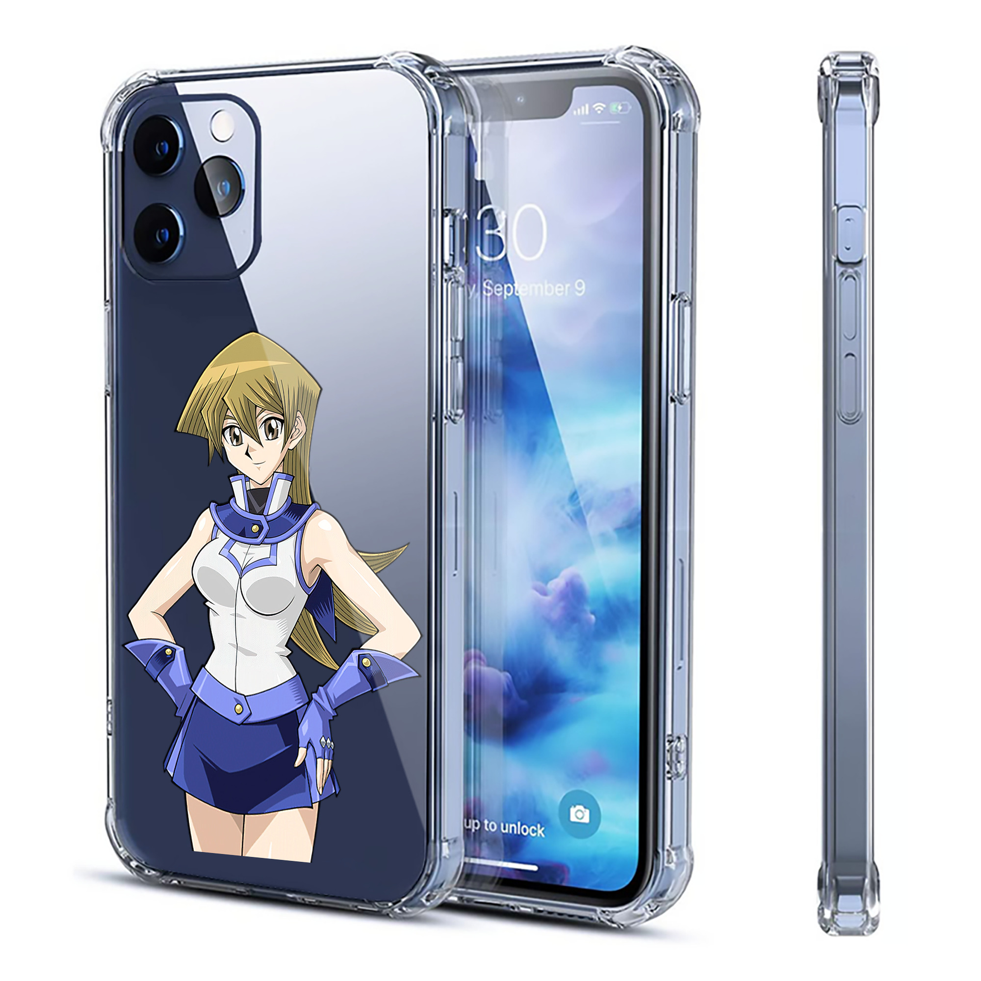 （画像用） 遊☆戯☆王 Yu-Gi-Oh! 【iPhone 12シリーズ対応】透明スマホケース（クリアソフトケース）